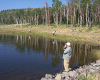 Hooked up on Lost Creek Lake